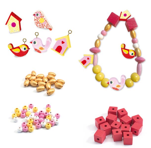 Wooden Beads / Birds