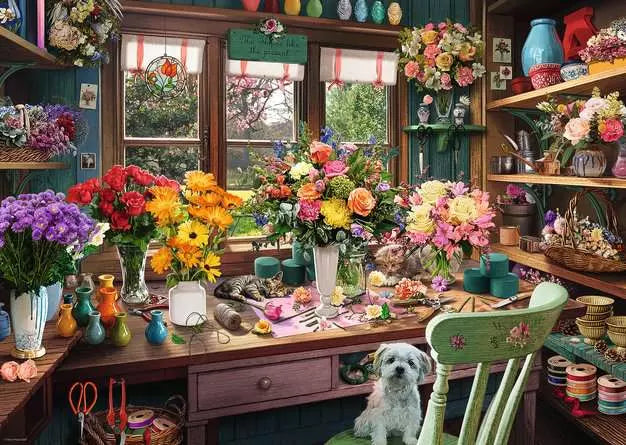 My Haven No.13 Flower Arranger by Steve Read - 1000 pcs