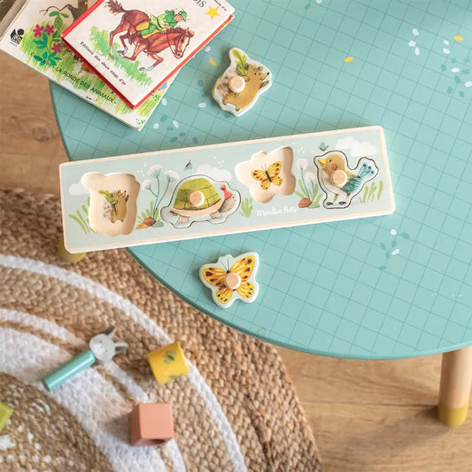 Trois Petits Lapins - Peg Puzzle