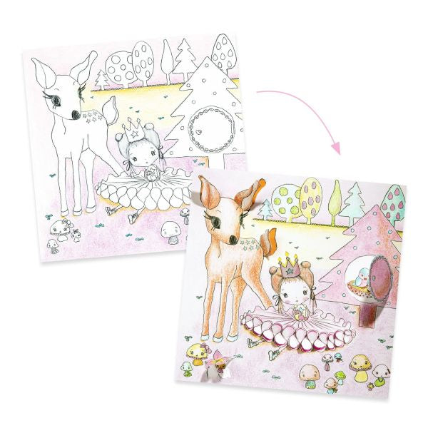 Colouring surprises / Les petites portes de Pupi