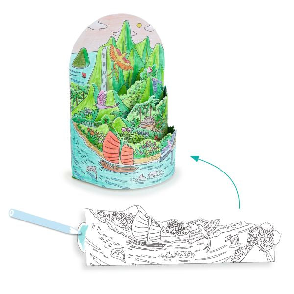 Colouring / On top… of my island