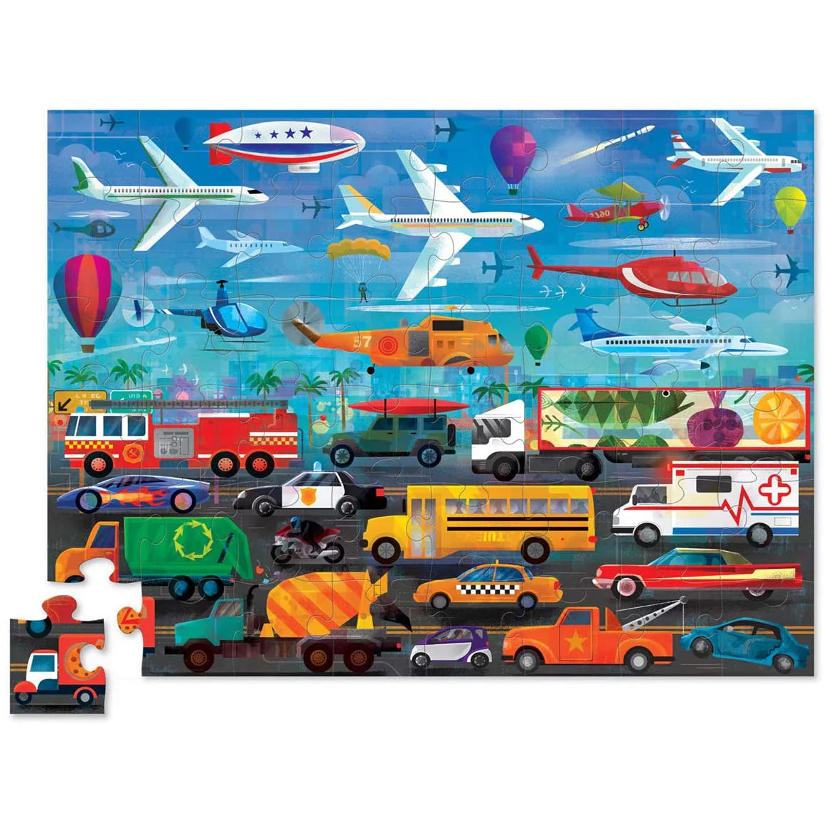 Above & Below: Things That Go - 48 pc