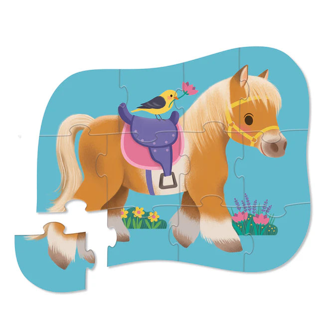 12-Pc Mini Puzzle - Pretty Pony