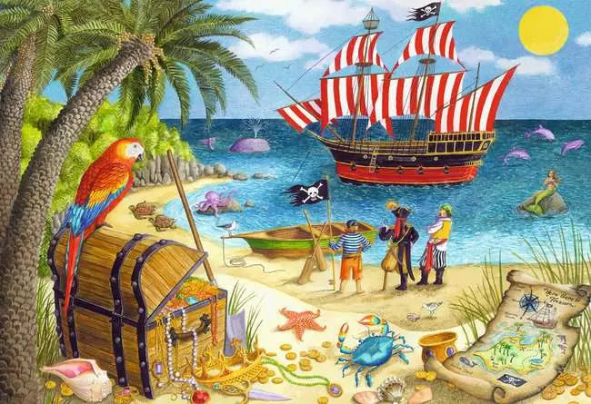 2x24 pieces - Ingrid Slyder: Pirates and Mermaids