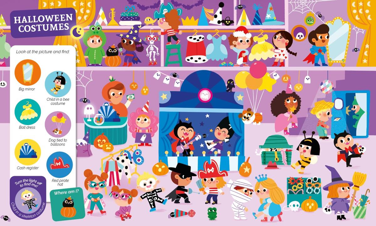 Seek-and-Find Little Ones Happy Halloween!