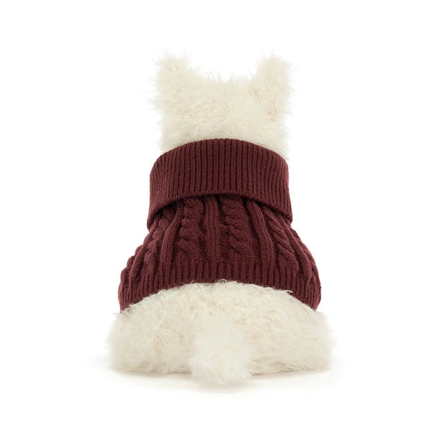 Jellycat - Munro Scottie Dog 'Winter Jumper'