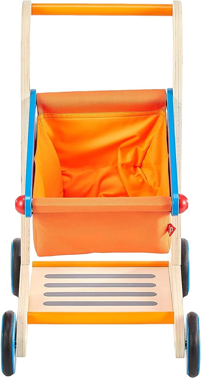 Hape Kid's Wooden Shopping Cart