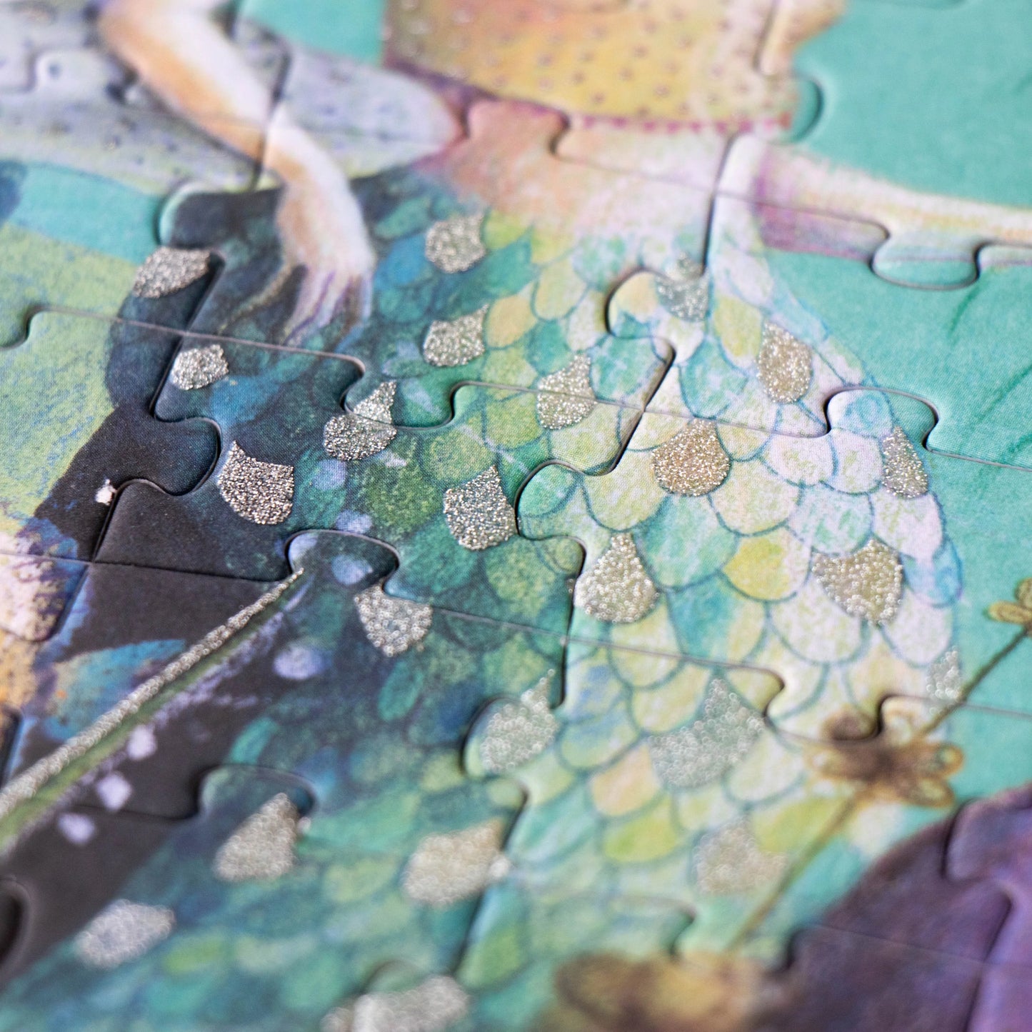My Mermaid - Giltter puzzle - 350 Pcs (Copy)