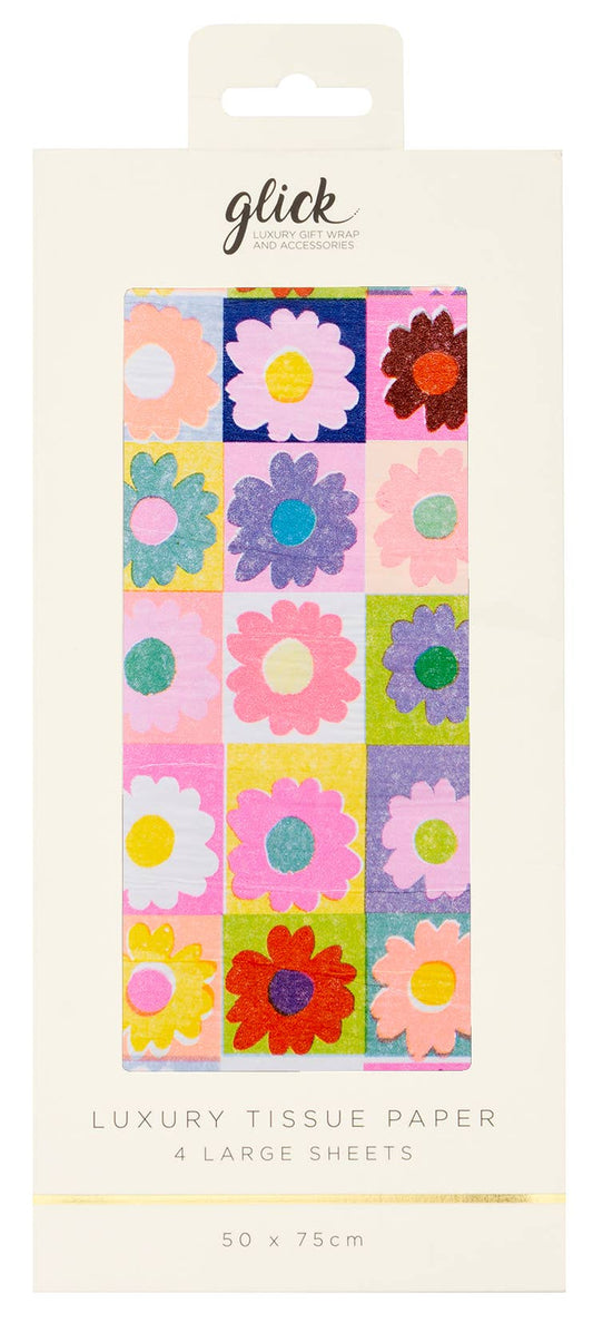 Tissue Patterned Petal Pop
