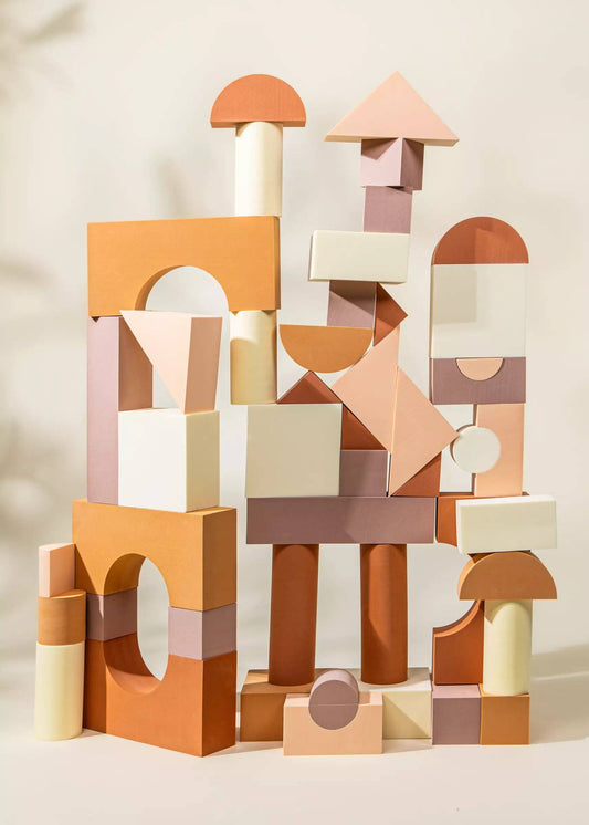 EVA Foam Building Blocks Set - Large (48 pcs) 