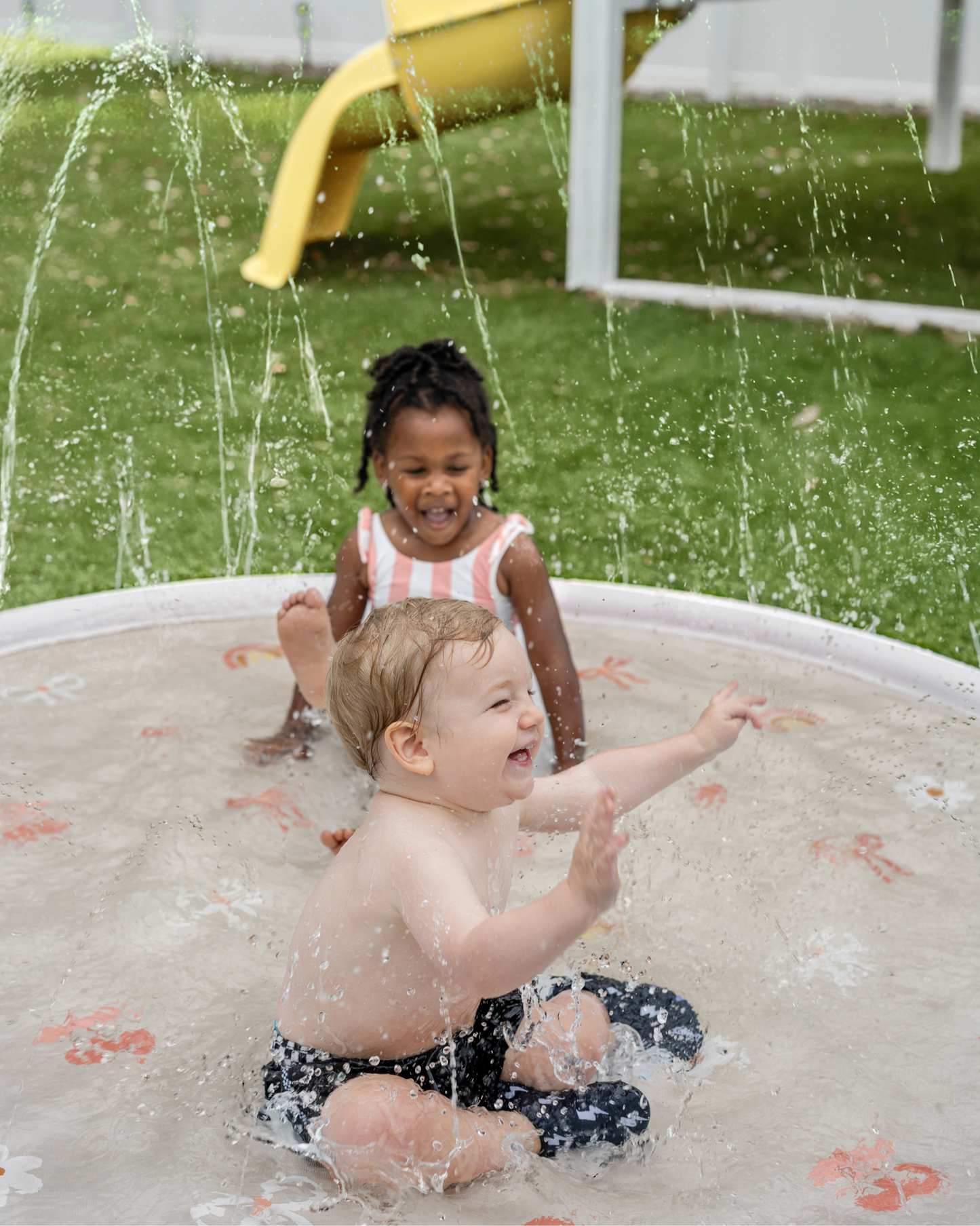 Cherrypick Sprinkler Splash Pad for Kids - Oversized Backyard Sprinkler