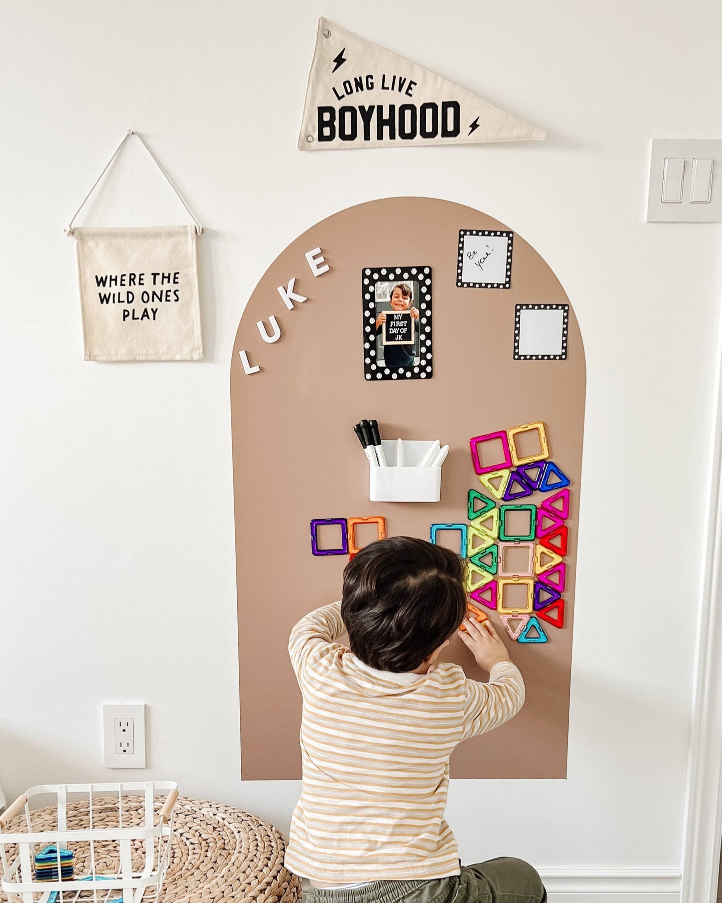 Magic Playwall - Arch Magnetic Wall Decal for Kids