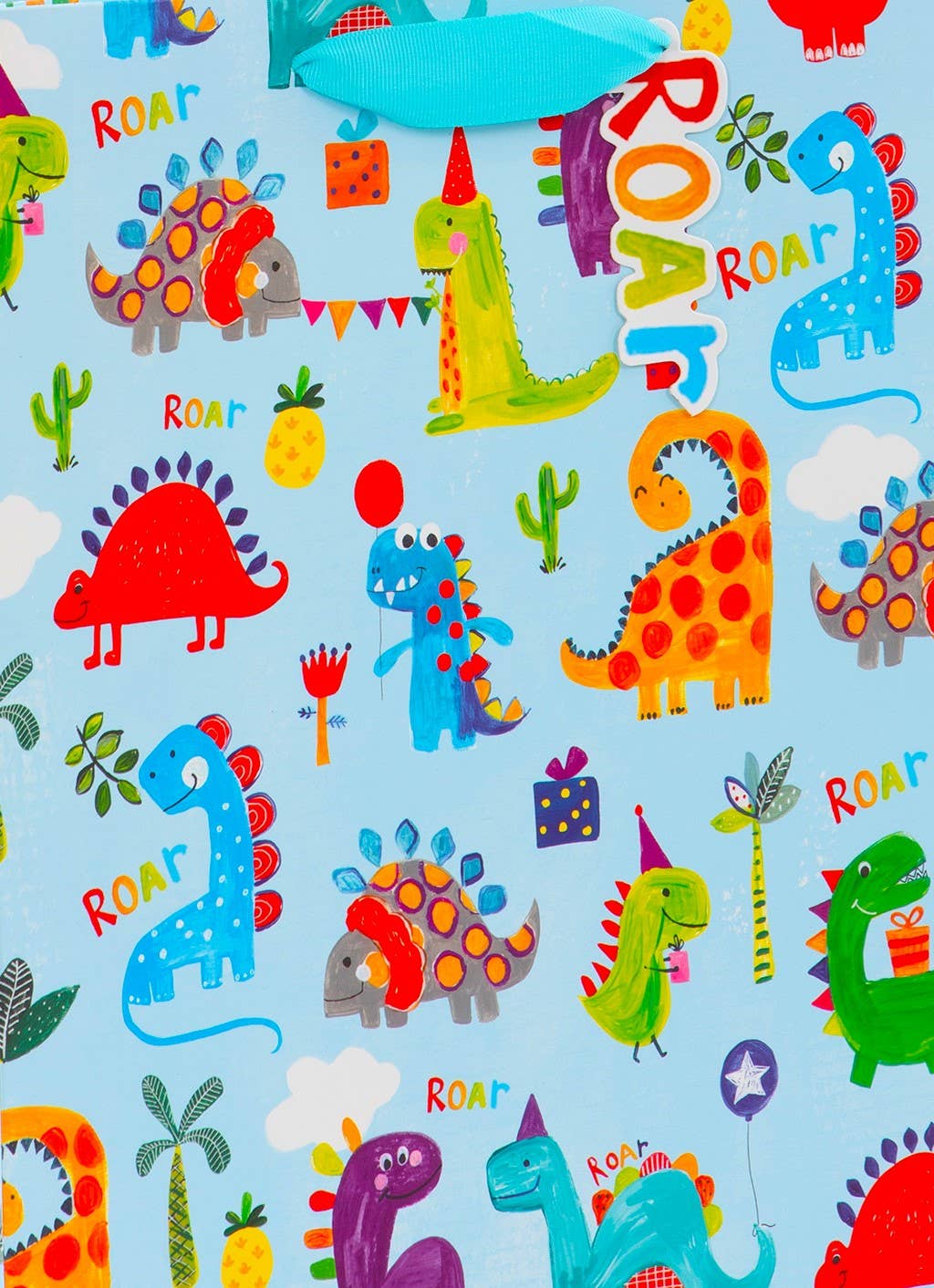 Gift Bag DINOSAUR ROAR large