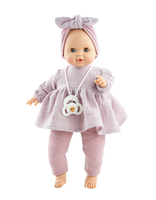 Alex & Sonia doll - Antique pink dress and headband - Paola Reina