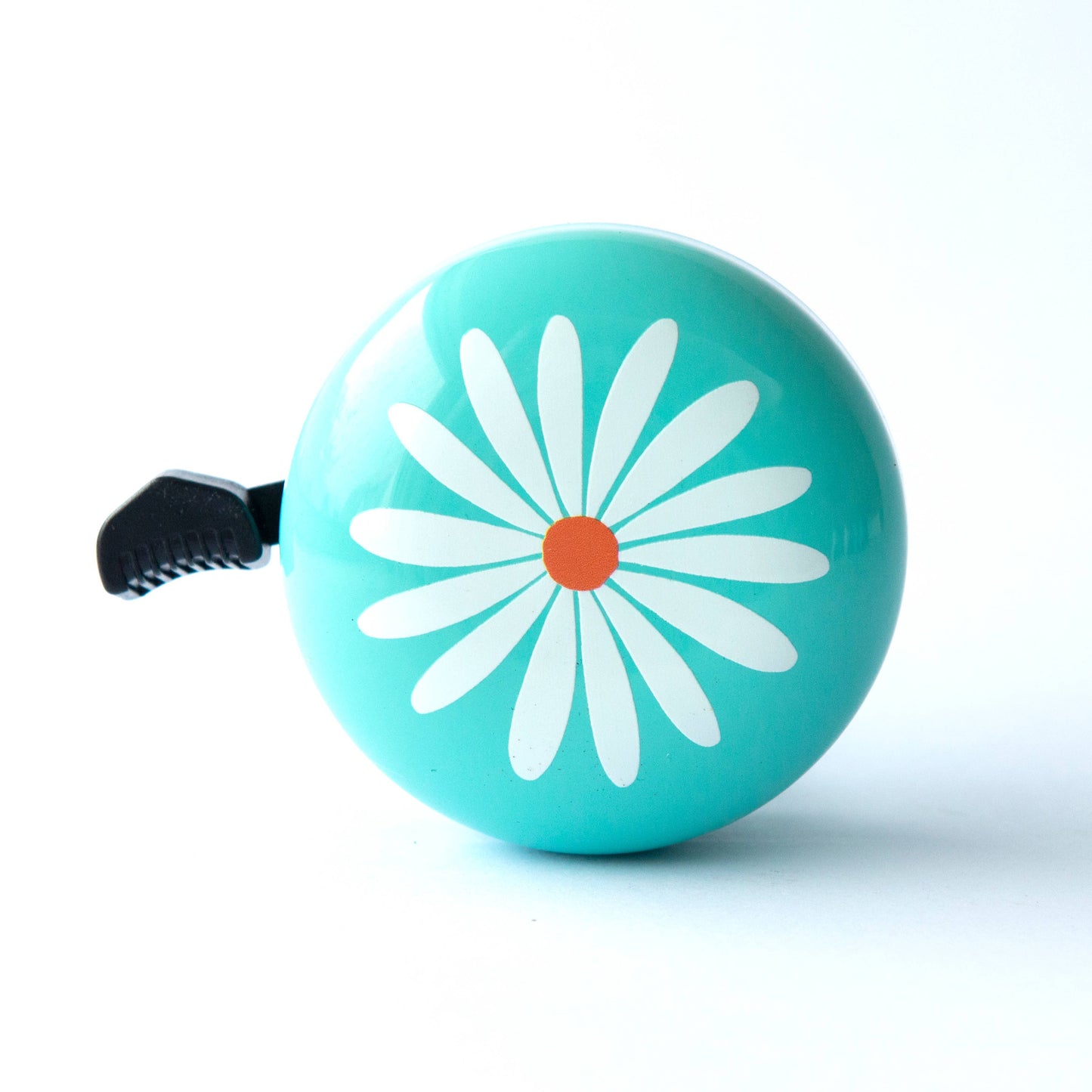Flannel Flower Bike Bell on Mint Bike Bell