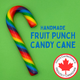 Fruit Punch Large Handmade Candy Canes