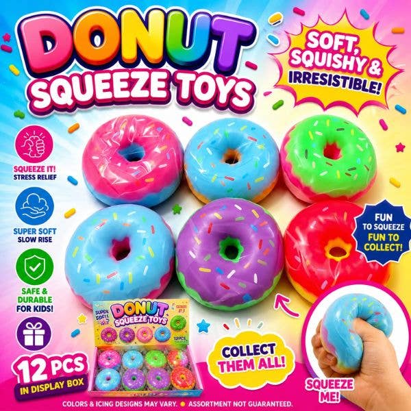 Squeeze Donuts – Super Soft Slow-Rise Donut Squishies