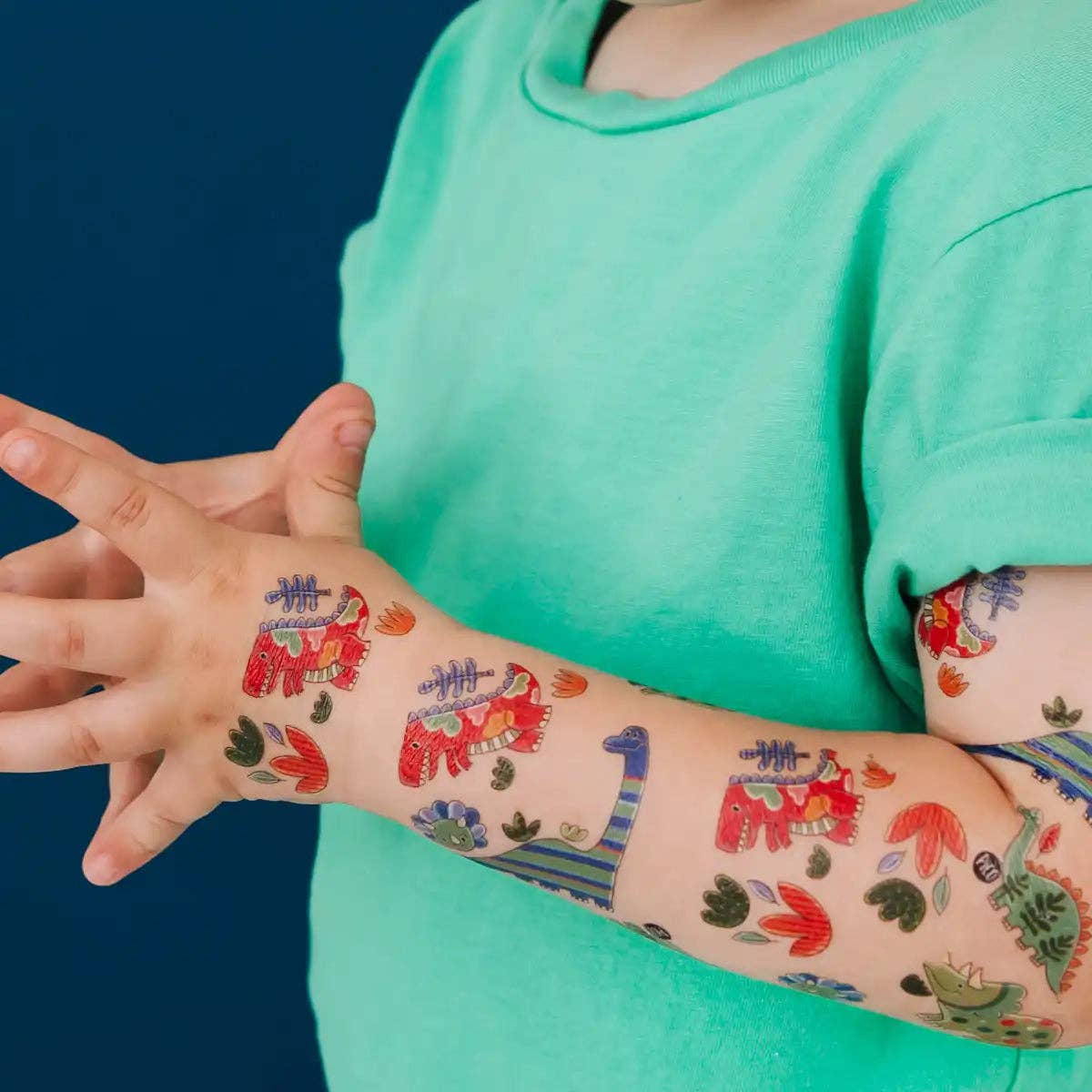 Pattern Dinosaurs tattoo