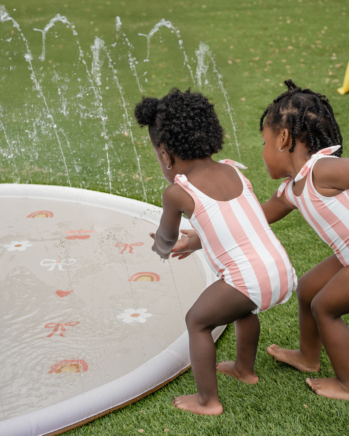 Cherrypick Sprinkler Splash Pad for Kids - Oversized Backyard Sprinkler