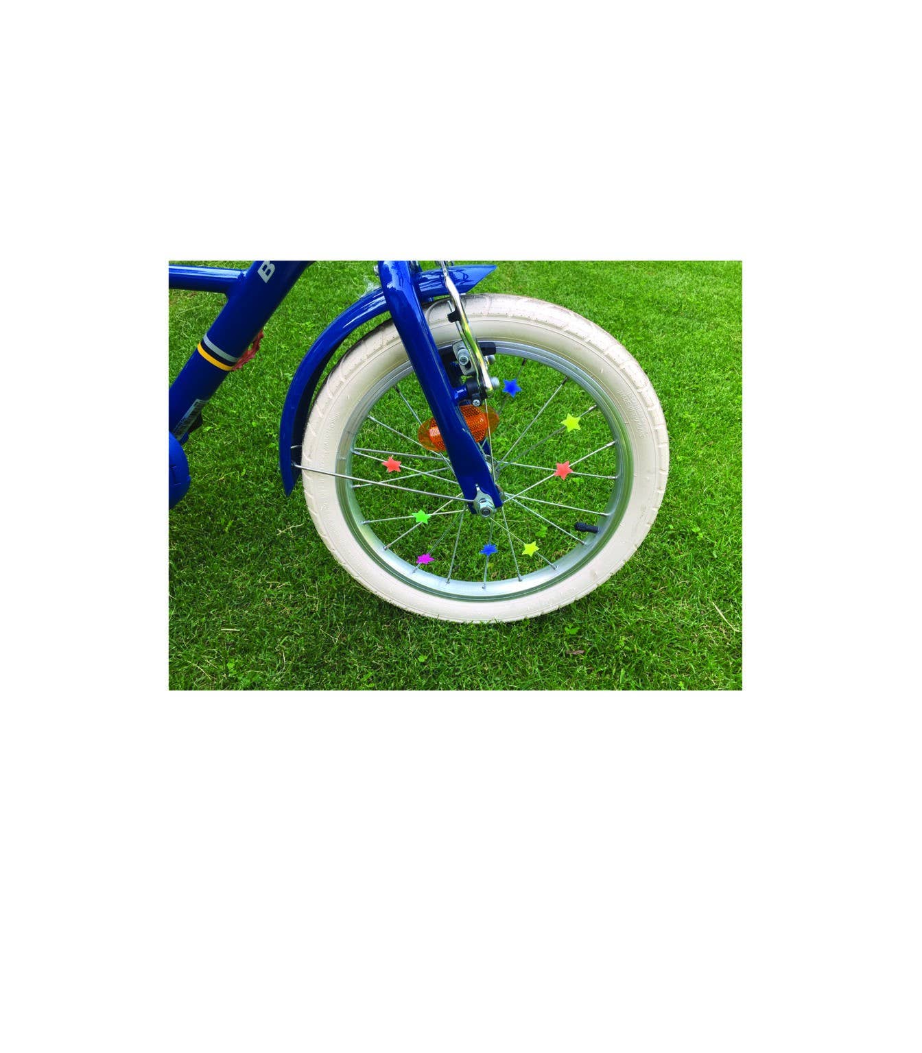 Bicycle clip accessories with multico stars