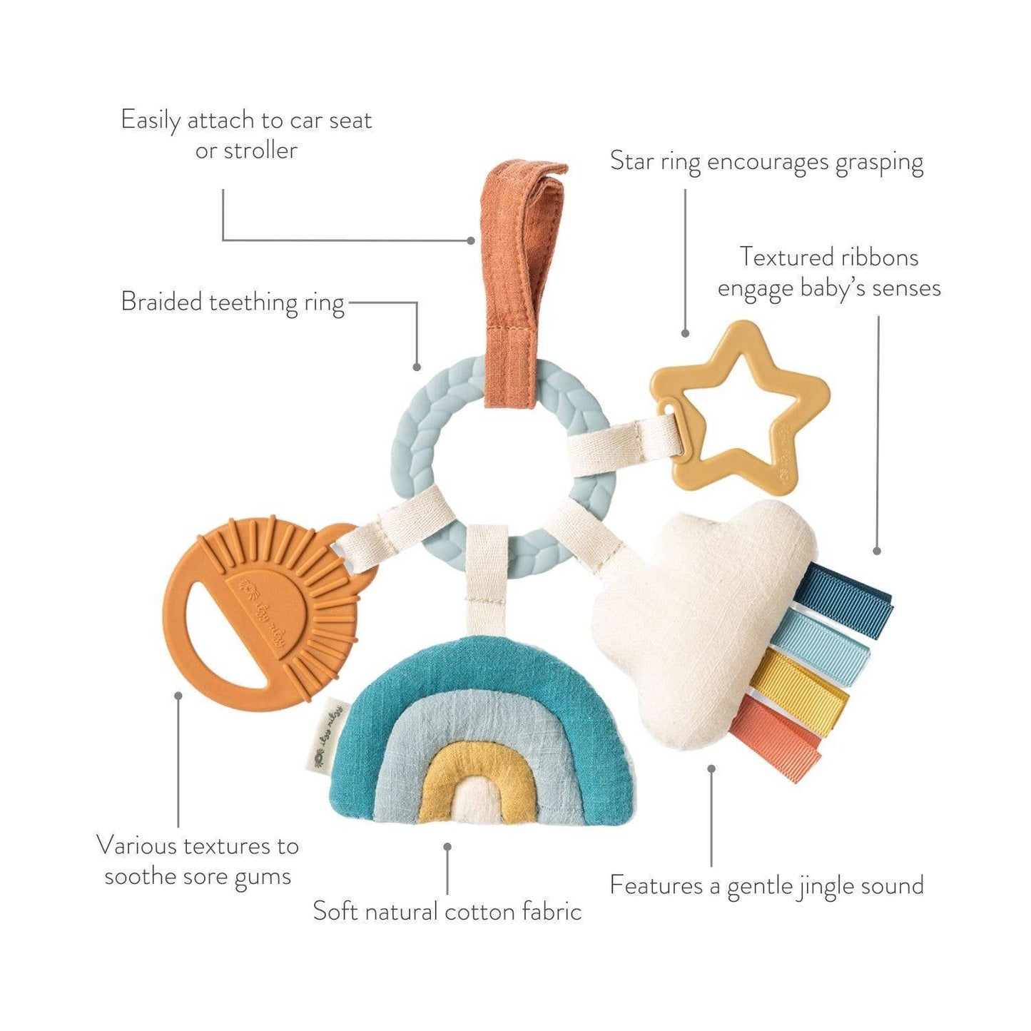 *New Option* Bitzy Busy Ring™ Teething Activity Toy