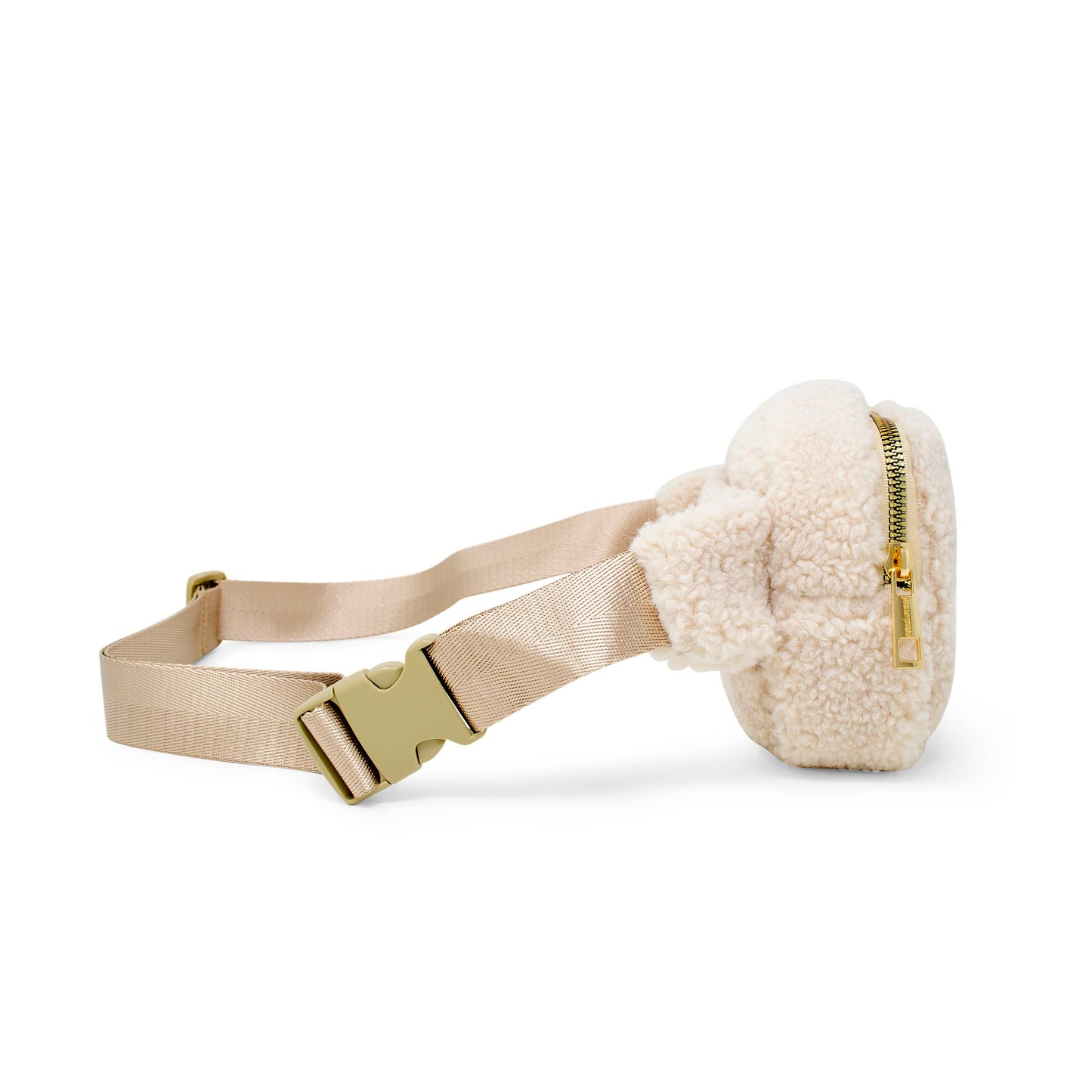 Fuzzy Crossbody Sling Bag w/ Heart for Kids