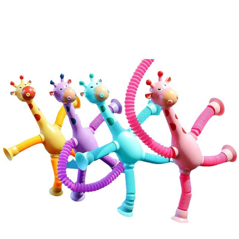 Giraffe Toy Pop Tube Fidget Toy Sensory Toy