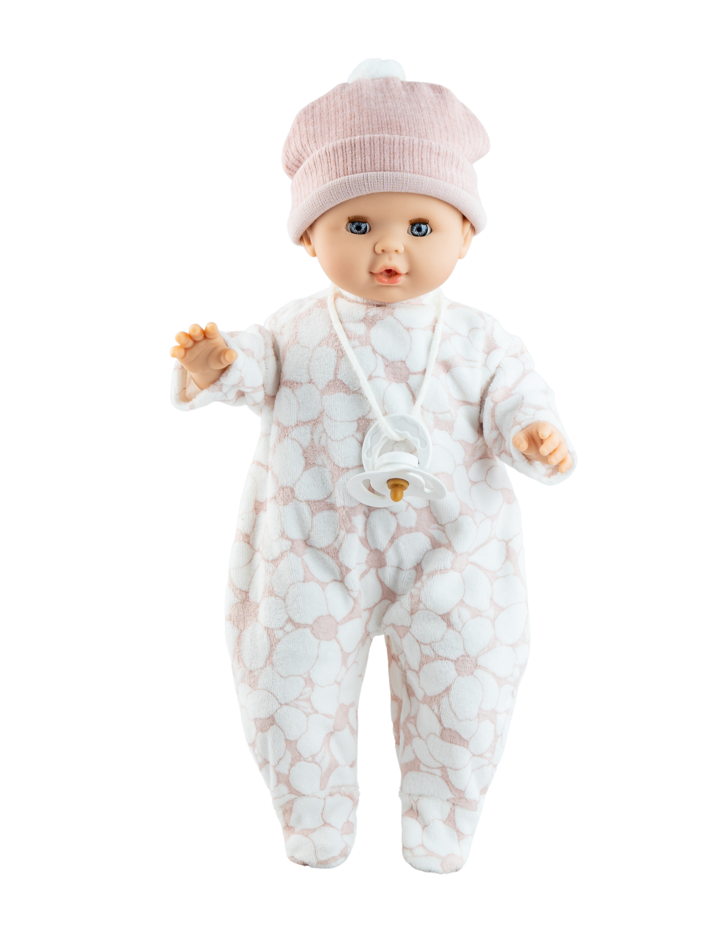 Alex & Sonia doll - Pink pajamas with white flowers - Paola Reina