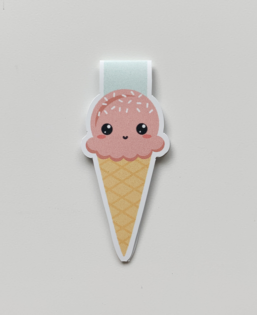 Ice Cream Magnetic Bookmark
