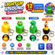 Light Up & Sound Stress Relief Keychain – Press-to-Click LED