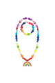 Great Pretenders - Double Rainbow Necklace & Bracelet Set