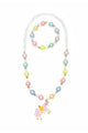 Great Pretenders - Happy-Go-Unicorn Necklace Bracelet Set