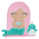 Mermaid Bath Mitts With Narwhal Finger Puppet